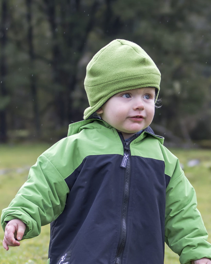 Sherpa Hat - Avocado/Navy - Kids Outdoor Clothing NZ - Puddle Jumpers